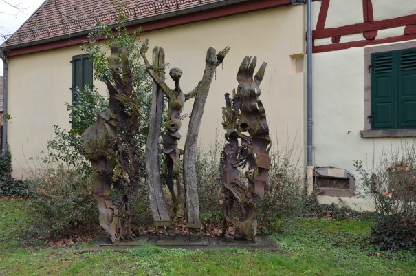 Skulptur im Schlosspark Rockenhausen ©entdecker-greise.de