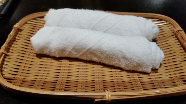 Traditionelle japanische o-shibori zur Reinigung der Hände ©entdecker-greise.de
