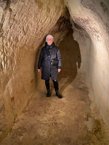 Historischer Weinkeller im unterirdischen Labyrinth Retz